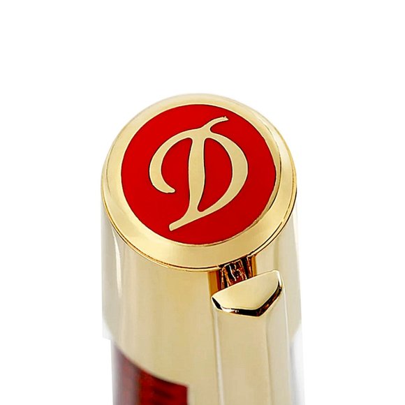 S.T. Dupont Limited Edition 405720 Iron Man Defi Red Gold Trim Ballpoint Pen - Picture 4 of 9